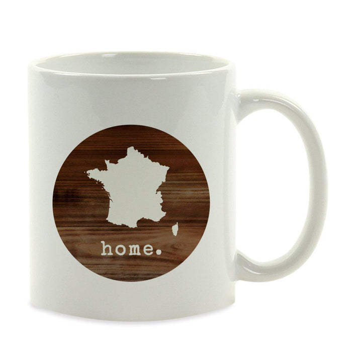 Andaz Press 11oz Rustic Wood Home US State Coffee Mug-Set of 1-Andaz Press-France-