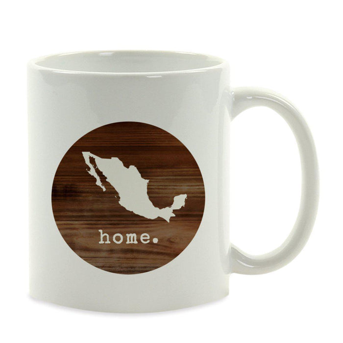 Andaz Press 11oz Rustic Wood Home US State Coffee Mug-Set of 1-Andaz Press-Mexico-