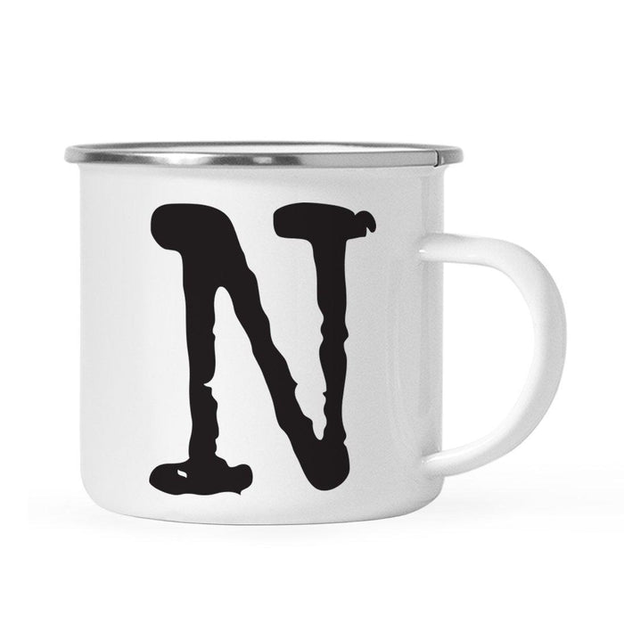 Andaz Press 11oz Typewriter Monogram Campfire Coffee Mug-Set of 1-Andaz Press-A-
