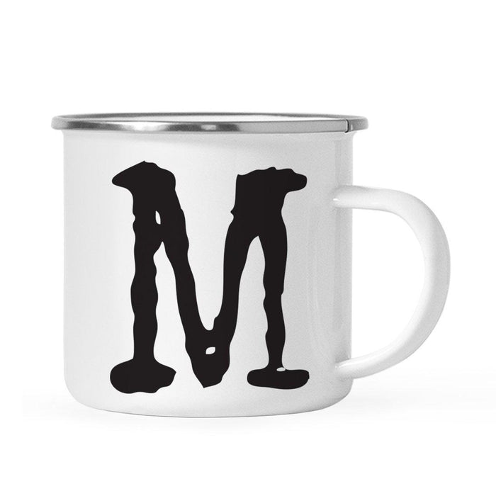 Andaz Press 11oz Typewriter Monogram Campfire Coffee Mug-Set of 1-Andaz Press-A-