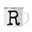 Andaz Press 11oz Typewriter Monogram Campfire Coffee Mug-Set of 1-Andaz Press-A-