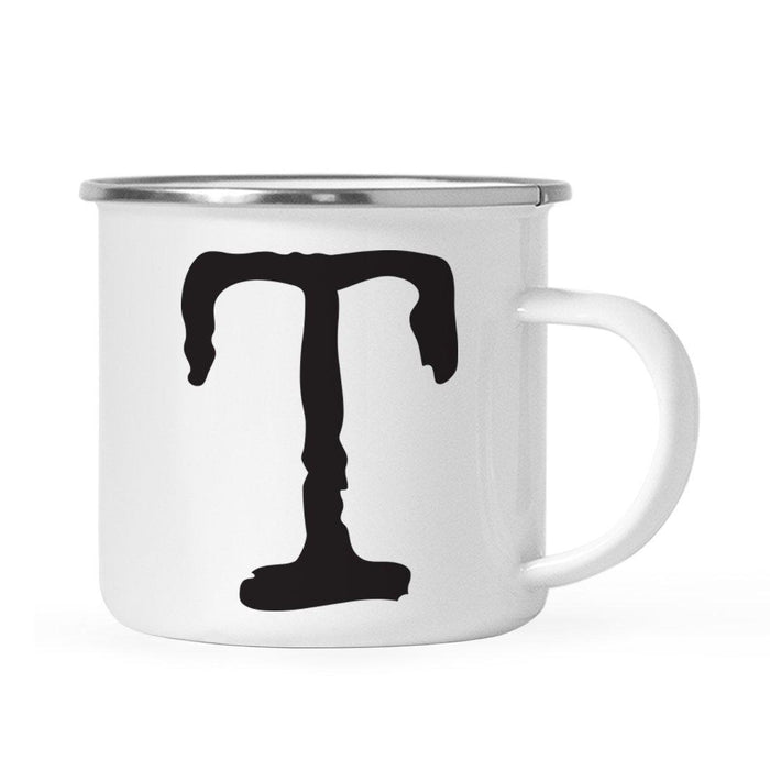 Andaz Press 11oz Typewriter Monogram Campfire Coffee Mug-Set of 1-Andaz Press-A-