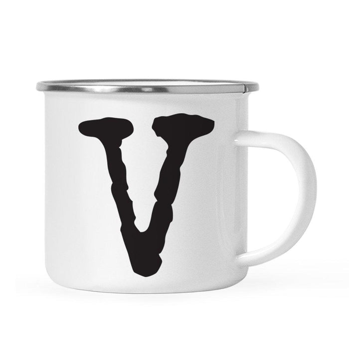 Andaz Press 11oz Typewriter Monogram Campfire Coffee Mug-Set of 1-Andaz Press-A-