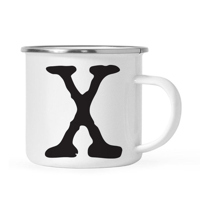 Andaz Press 11oz Typewriter Monogram Campfire Coffee Mug-Set of 1-Andaz Press-A-