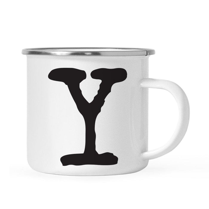 Andaz Press 11oz Typewriter Monogram Campfire Coffee Mug-Set of 1-Andaz Press-A-