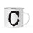 Andaz Press 11oz Typewriter Monogram Campfire Coffee Mug-Set of 1-Andaz Press-A-
