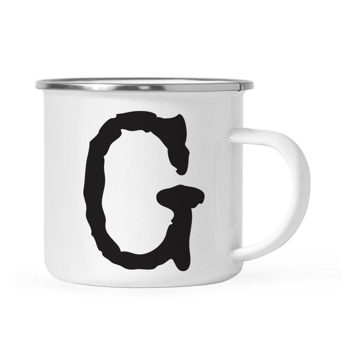 Andaz Press 11oz Typewriter Monogram Campfire Coffee Mug-Set of 1-Andaz Press-A-