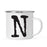 Andaz Press 11oz Typewriter Monogram Campfire Coffee Mug-Set of 1-Andaz Press-N-