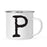 Andaz Press 11oz Typewriter Monogram Campfire Coffee Mug-Set of 1-Andaz Press-P-