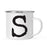 Andaz Press 11oz Typewriter Monogram Campfire Coffee Mug-Set of 1-Andaz Press-S-