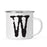 Andaz Press 11oz Typewriter Monogram Campfire Coffee Mug-Set of 1-Andaz Press-W-