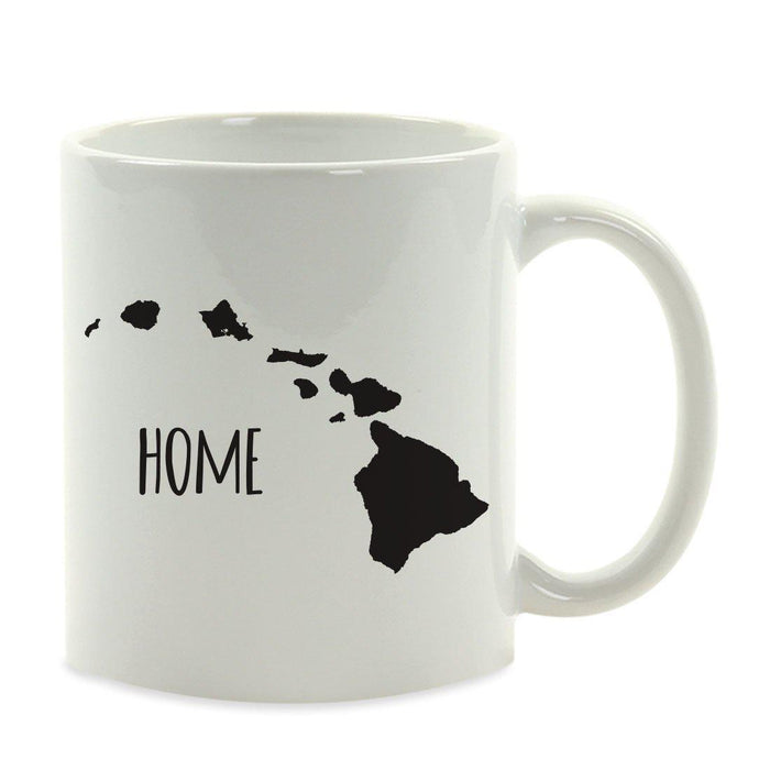 Andaz Press 11oz US State Shape Home Layout Coffee Mug-Set of 1-Andaz Press-Alabama-