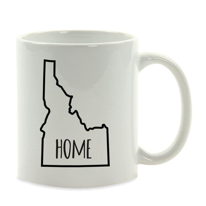 Andaz Press 11oz US State Shape Home Layout Coffee Mug-Set of 1-Andaz Press-Alabama-