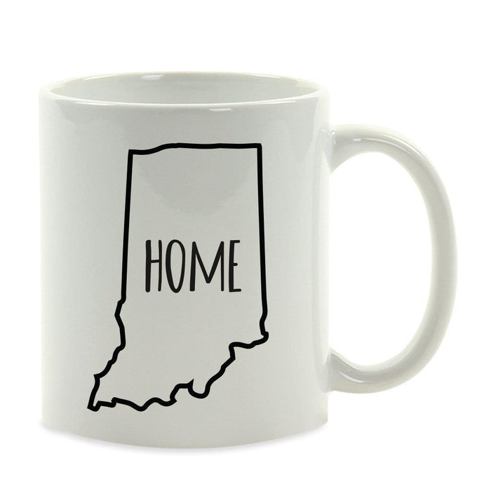 Andaz Press 11oz US State Shape Home Layout Coffee Mug-Set of 1-Andaz Press-Alabama-