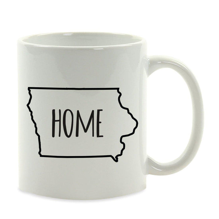 Andaz Press 11oz US State Shape Home Layout Coffee Mug-Set of 1-Andaz Press-Alabama-