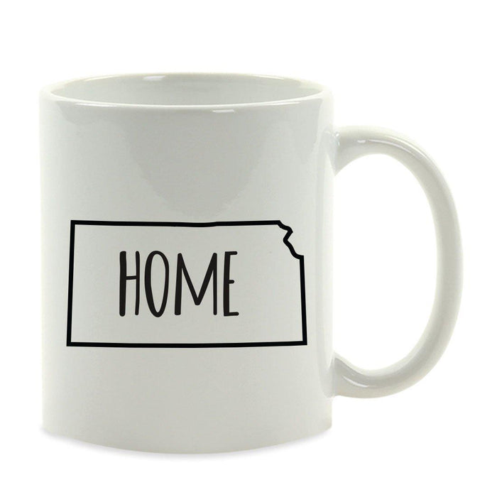 Andaz Press 11oz US State Shape Home Layout Coffee Mug-Set of 1-Andaz Press-Alabama-