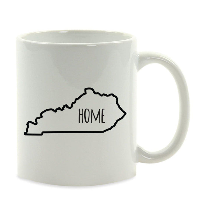 Andaz Press 11oz US State Shape Home Layout Coffee Mug-Set of 1-Andaz Press-Alabama-