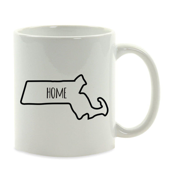 Andaz Press 11oz US State Shape Home Layout Coffee Mug-Set of 1-Andaz Press-Alabama-