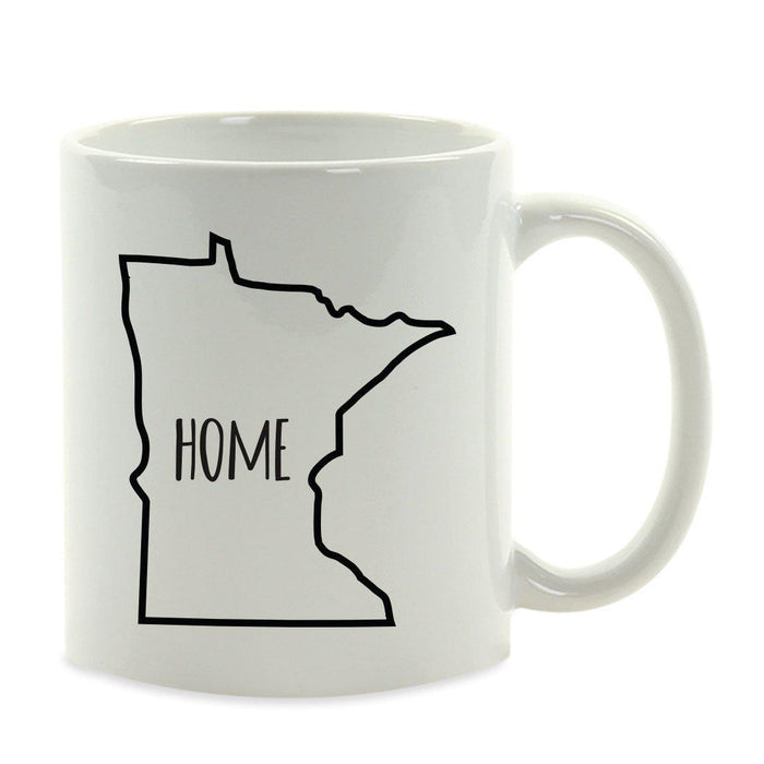 Andaz Press 11oz US State Shape Home Layout Coffee Mug-Set of 1-Andaz Press-Alabama-