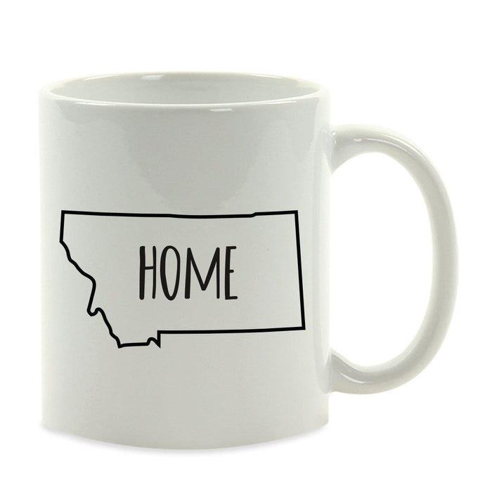 Andaz Press 11oz US State Shape Home Layout Coffee Mug-Set of 1-Andaz Press-Alabama-