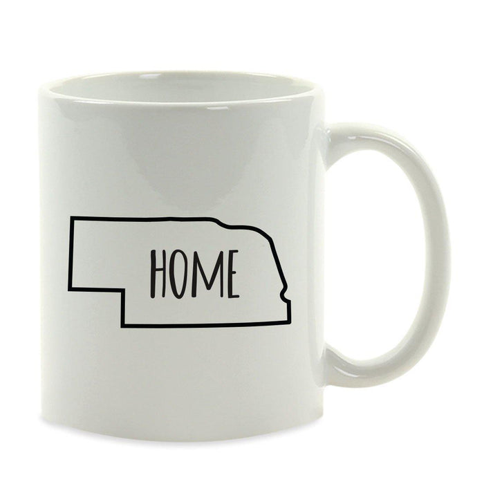 Andaz Press 11oz US State Shape Home Layout Coffee Mug-Set of 1-Andaz Press-Alabama-