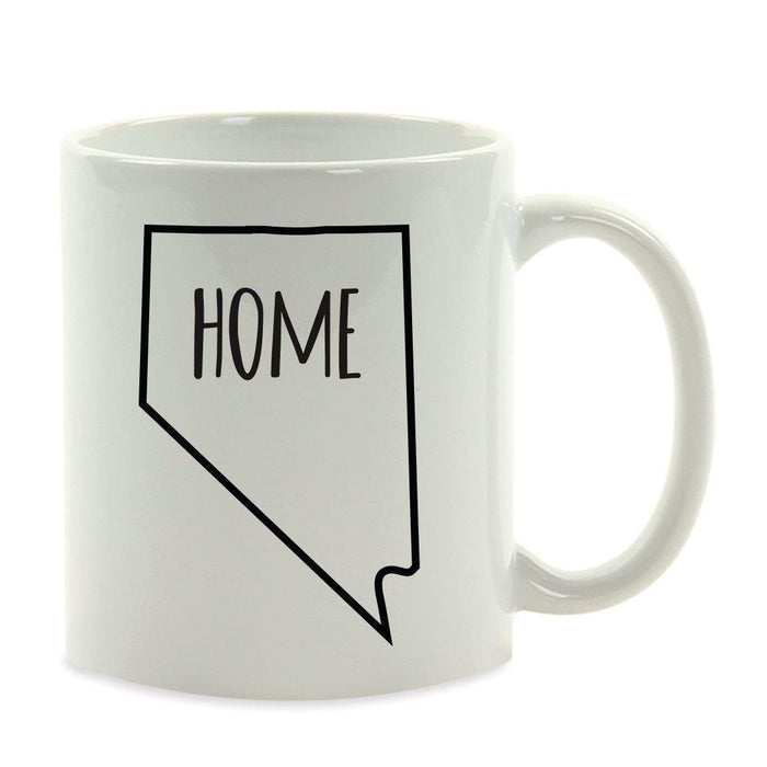 Andaz Press 11oz US State Shape Home Layout Coffee Mug-Set of 1-Andaz Press-Alabama-