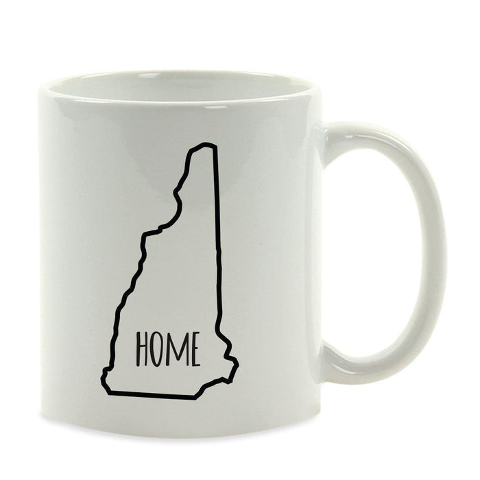 Andaz Press 11oz US State Shape Home Layout Coffee Mug-Set of 1-Andaz Press-Alabama-
