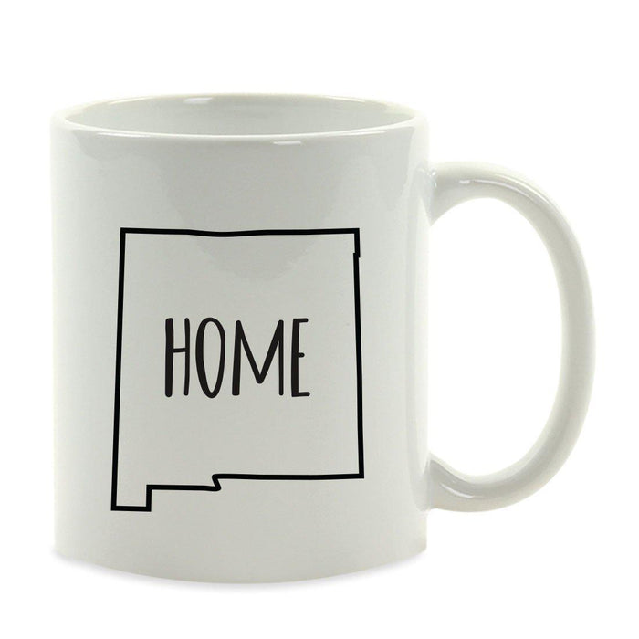 Andaz Press 11oz US State Shape Home Layout Coffee Mug-Set of 1-Andaz Press-Alabama-