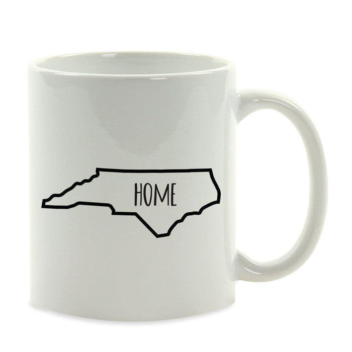 Andaz Press 11oz US State Shape Home Layout Coffee Mug-Set of 1-Andaz Press-Alabama-