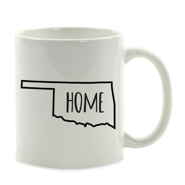 Andaz Press 11oz US State Shape Home Layout Coffee Mug-Set of 1-Andaz Press-Alabama-