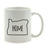 Andaz Press 11oz US State Shape Home Layout Coffee Mug-Set of 1-Andaz Press-Alabama-