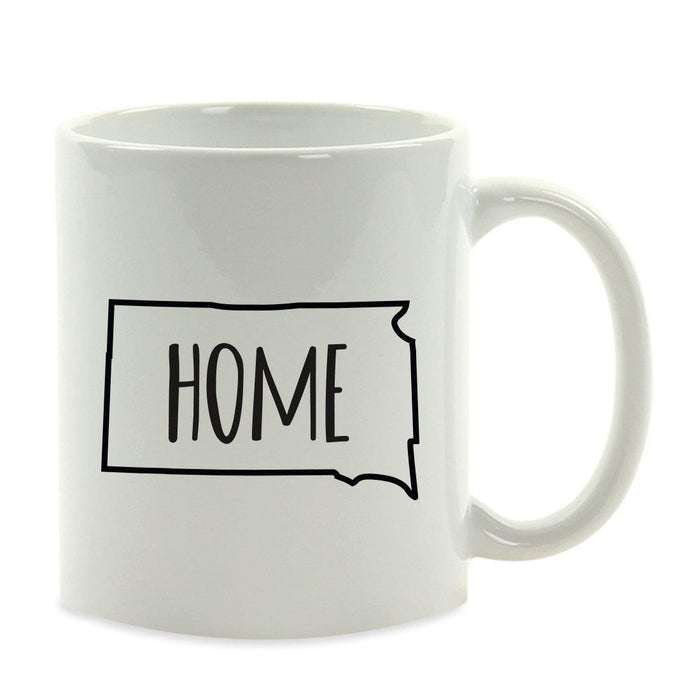 Andaz Press 11oz US State Shape Home Layout Coffee Mug-Set of 1-Andaz Press-Alabama-