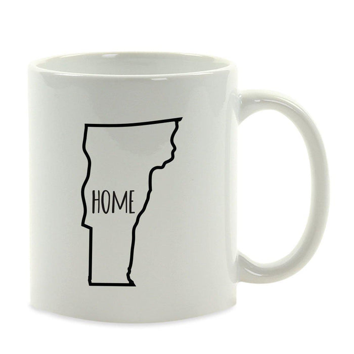 Andaz Press 11oz US State Shape Home Layout Coffee Mug-Set of 1-Andaz Press-Alabama-
