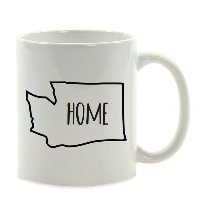 Andaz Press 11oz US State Shape Home Layout Coffee Mug-Set of 1-Andaz Press-Alabama-