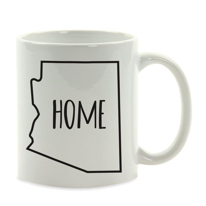 Andaz Press 11oz US State Shape Home Layout Coffee Mug-Set of 1-Andaz Press-Alabama-