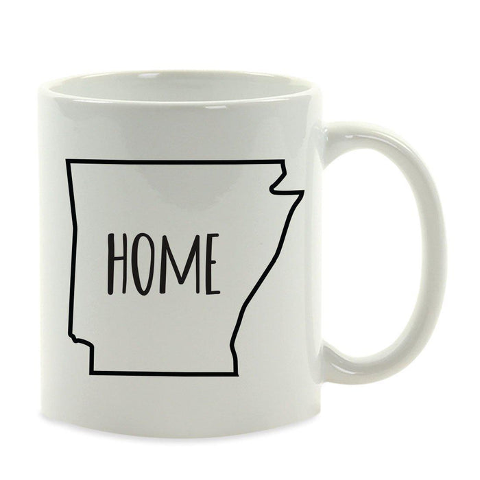 Andaz Press 11oz US State Shape Home Layout Coffee Mug-Set of 1-Andaz Press-Alabama-