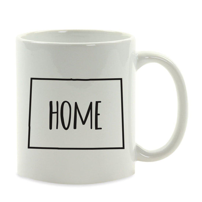 Andaz Press 11oz US State Shape Home Layout Coffee Mug-Set of 1-Andaz Press-Alabama-