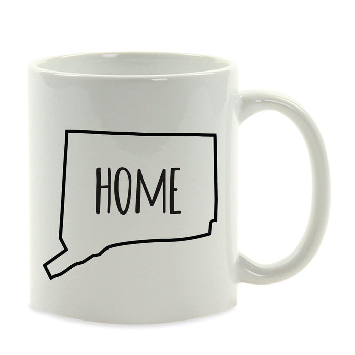 Andaz Press 11oz US State Shape Home Layout Coffee Mug-Set of 1-Andaz Press-Alabama-