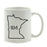 Andaz Press 11oz US State Shape Home Layout Coffee Mug-Set of 1-Andaz Press-Minnesota-