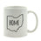 Andaz Press 11oz US State Shape Home Layout Coffee Mug-Set of 1-Andaz Press-Ohio-