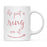 Andaz Press 11oz Wedding Faux Pink Glitter Coffee Mug-Set of 1-Andaz Press-Bride-