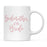 Andaz Press 11oz Wedding Faux Pink Glitter Coffee Mug-Set of 1-Andaz Press-Godmother of the Bride-