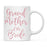 Andaz Press 11oz Wedding Faux Pink Glitter Coffee Mug-Set of 1-Andaz Press-Grandmother of the Bride-