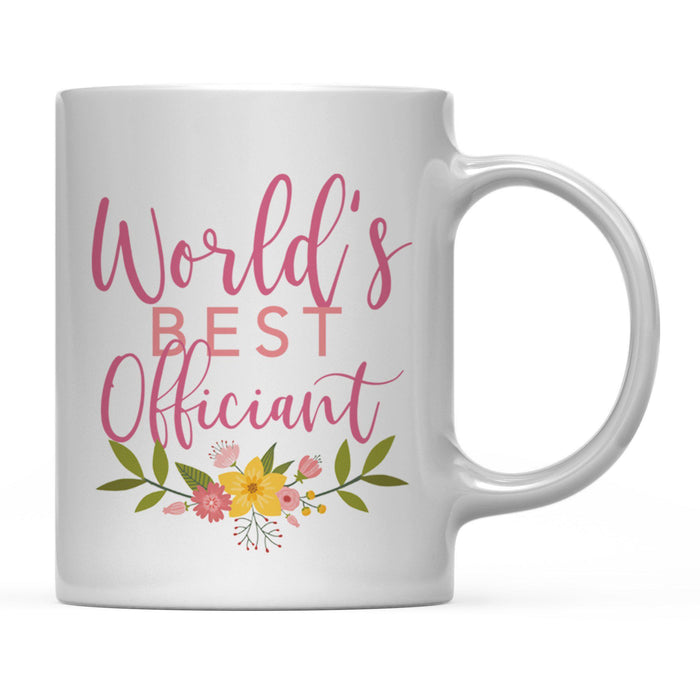 Andaz Press 11oz World's Best Floral Careers Coffee Mug-Set of 1-Andaz Press-Veterinarian-