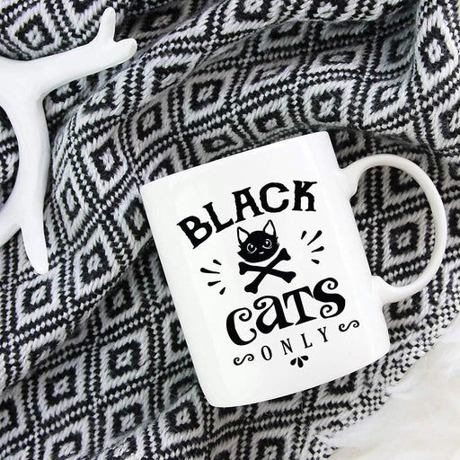 Andaz Press 11oz. Coffee Mug, Black Cats Only-Set of 1-Andaz Press-Black Cats Only-