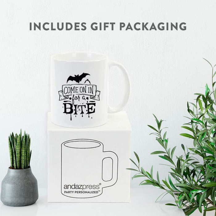 Andaz Press 11oz. Coffee Mug, Come on in for a Bite-Set of 1-Andaz Press-Come on in for a Bite-