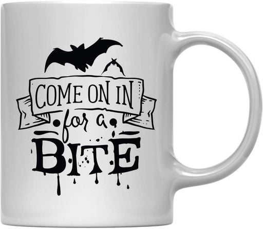 Andaz Press 11oz. Coffee Mug, Come on in for a Bite-Set of 1-Andaz Press-Come on in for a Bite-