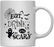 Andaz Press 11oz. Coffee Mug, Eat Drink and be Scary Ghost-Set of 1-Andaz Press-Eat Drink and be Scary Ghost-