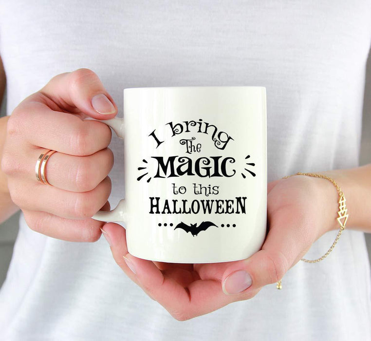 Andaz Press 11oz. Coffee Mug, I Bring The Magic to This Halloween-Set of 1-Andaz Press-I Bring The Magic to This Halloween-