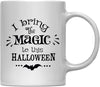 Andaz Press 11oz. Coffee Mug, I Bring The Magic to This Halloween-Set of 1-Andaz Press-I Bring The Magic to This Halloween-